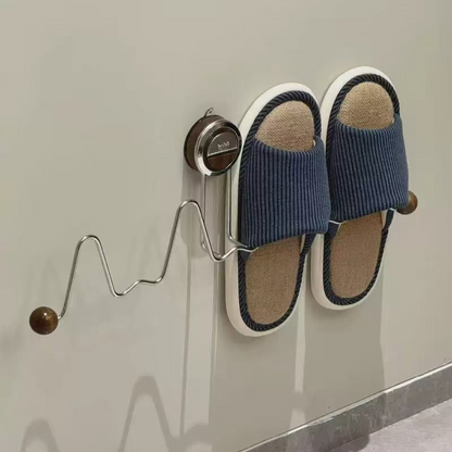 No-Drill Suction Cup Shoe Drying Rack – Durable and Practical