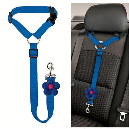 Adjustable Dog Car Safety Belt – Secure Pet Travel Leash