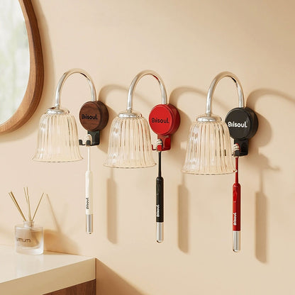 Magnetic Toothbrush and Cup Holder Rack: No-Drill, Multi-Functional Storage