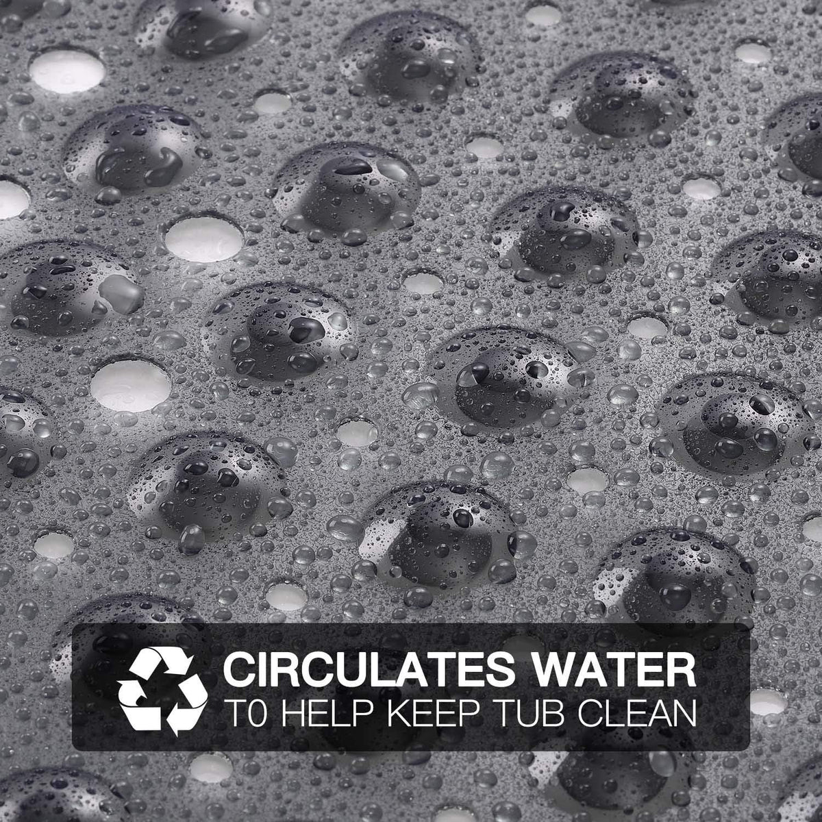 GripBloom™ Non-Slip Safety Mat for Bathroom, Shower, Kitchen & More