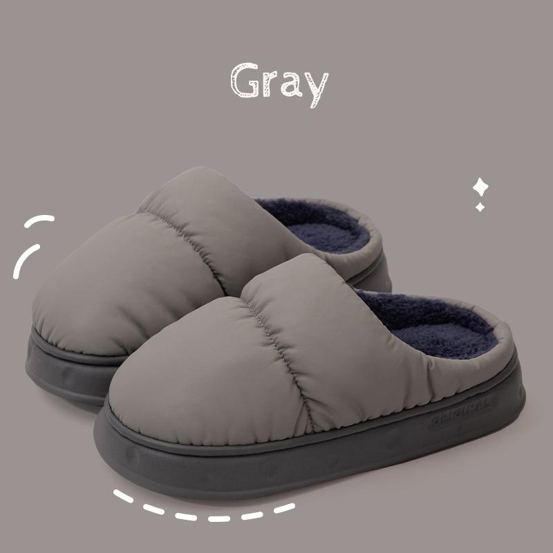 Extra-Thick Latex Winter Waterproof Slippers - Non-Slip Soles, Unisex Design