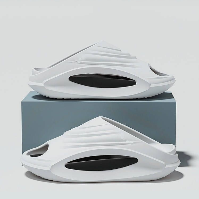 Trendy Sport Slides – Thick Sole, Non-Slip & Ergonomic Design
