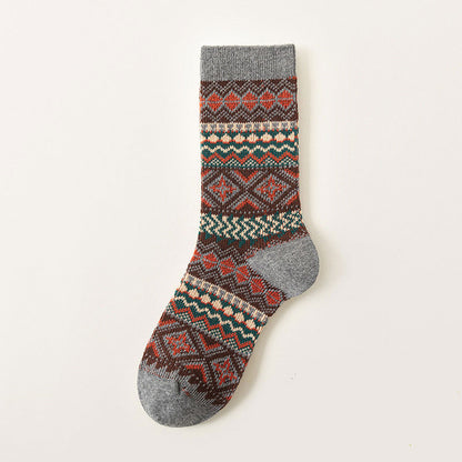 Bohemian Style Winter Socks: Soft & Skin-Friendly