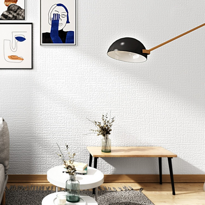 Linen-Pattern Self-Adhesive Wall Stickers – Moisture & Mold Resistant, Strong