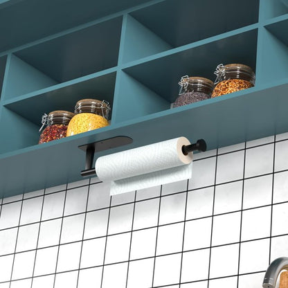 WallFlow™ Stainless Steel Paper Towel Holder for Kitchen, Bathroom & More