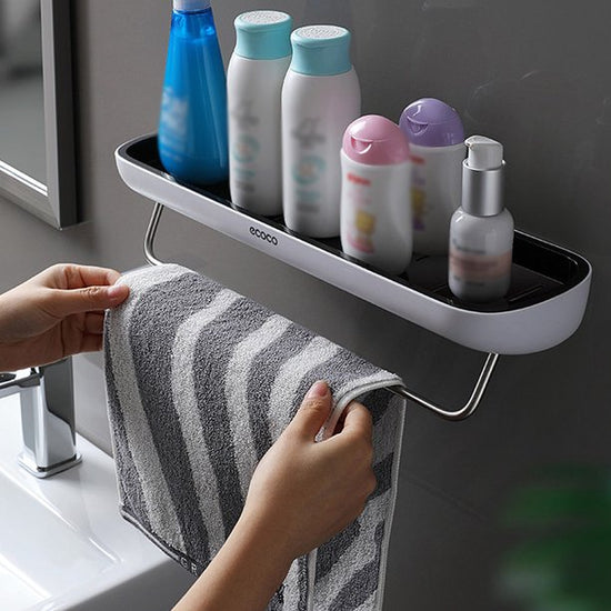 EasyMount Bathroom Drainage Storage Shelf - No Drilling Required – Raidley