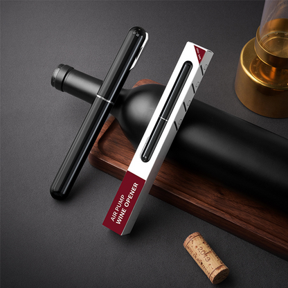 Pressure Wine Opener – Stainless Steel, Effortless and Stylish