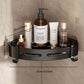 Space Aluminum No-Drill Bathroom Corner Shelf – Quick Drainage & Strong Load-Bearing