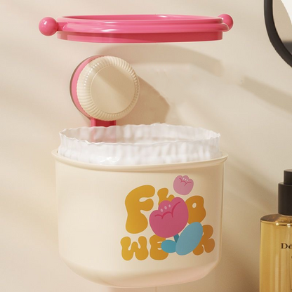 Suction Cup Wall-Mounted Storage Bucket - Heavy-Duty Load, Versatile Organization