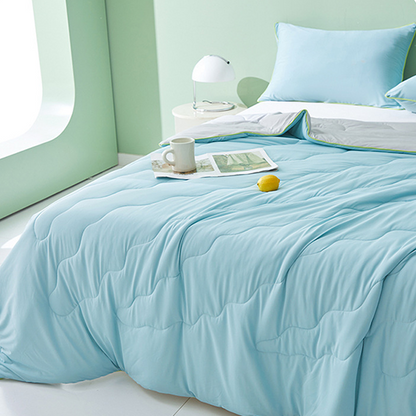 Cool Silk Summer Comforter with Machine Washable Design