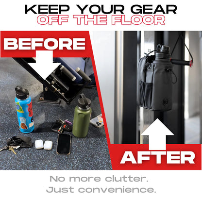 MagFit™ Magnetic Crossbody Bottle Bag – Hands-Free Gym Carry for Water, Phone & Keys