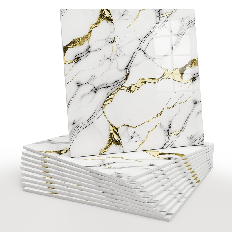 Marble Wall Sticker – Easy Installation, Waterproof & Stain-Resistant