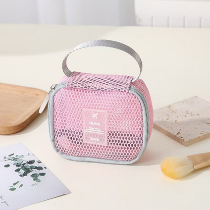 Large Mesh Makeup Bag – Lightweight &Big Capacity