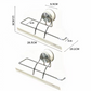 Rolluxe™ No-Drill Wall-Mounted Roll Paper Holder – Easy-Tear Design for Kitchen & Bathroom
