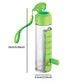 Portable Pill Organizer Water Bottle – Magnetic Case & Carry Strap