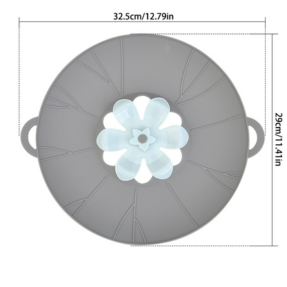 Silicone Anti-Spill Pot Lid & Fresh-Keeping Cover – Heat Resistant