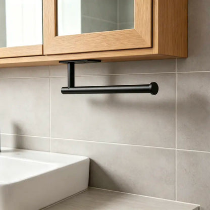 WallFlow™ Stainless Steel Paper Towel Holder for Kitchen, Bathroom & More