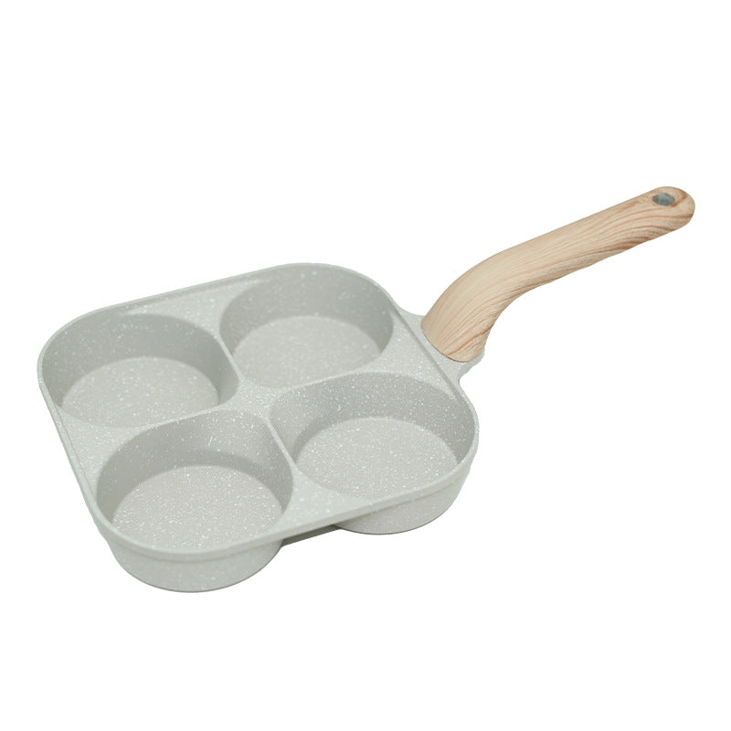 EggMate™ Multi-Section Non-Stick Pan: Ideal for Eggs, Bacon, and Burgers