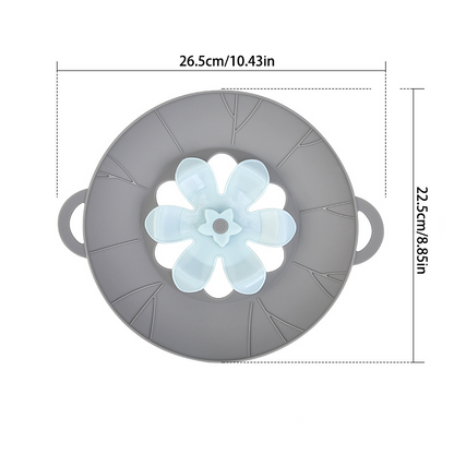 Silicone Anti-Spill Pot Lid & Fresh-Keeping Cover – Heat Resistant