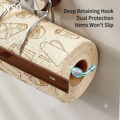 Wall-Mounted Paper Towel Holder with Easy Tear Bar