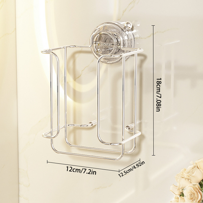 Stainless Steel Suction Paper Towel Holder – Strong Load Bearing