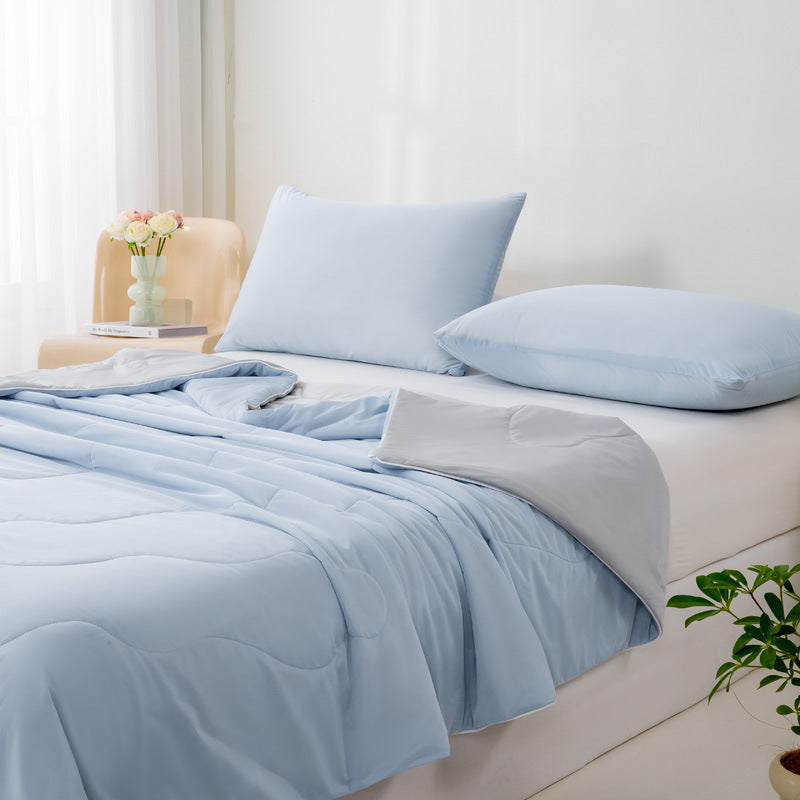 Cool Silk Summer Comforter with Machine Washable Design
