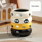 Cute Donut Garbage Bin – Covered Design & 360° Swivel Wheels