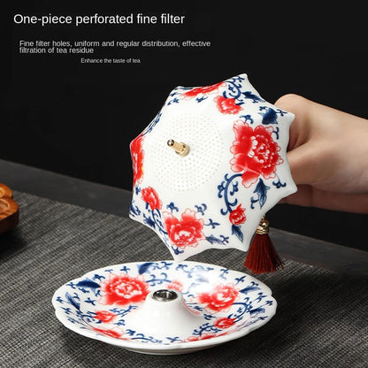 UmbraTea™ Ceramic Tea Strainer for Tea, Herbal Drinks & Coffee