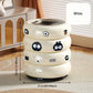 Cute Donut Garbage Bin – Covered Design & 360° Swivel Wheels