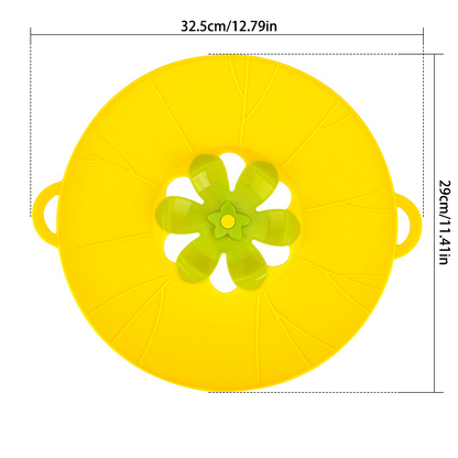 Silicone Anti-Spill Pot Lid & Fresh-Keeping Cover – Heat Resistant