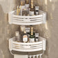Space Aluminum No-Drill Bathroom Corner Shelf – Quick Drainage & Strong Load-Bearing
