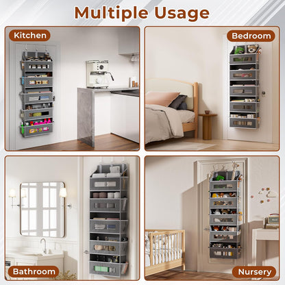 Space-Saving Hanging Organizer for Bedroom, Bathroom & Closet