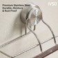 Rolluxe™ No-Drill Wall-Mounted Roll Paper Holder – Easy-Tear Design for Kitchen & Bathroom