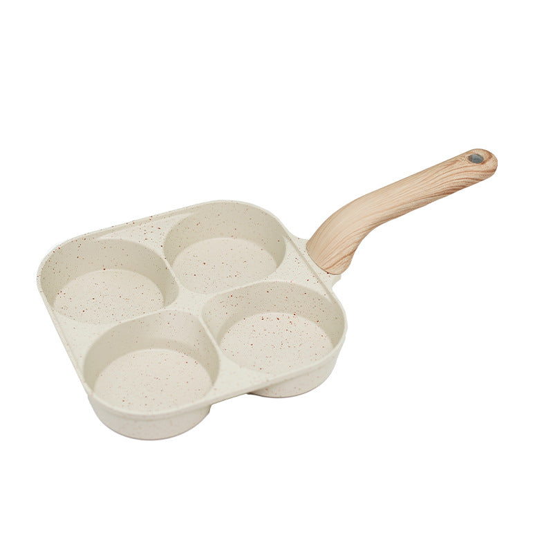 EggMate™ Multi-Section Non-Stick Pan: Ideal for Eggs, Bacon, and Burgers