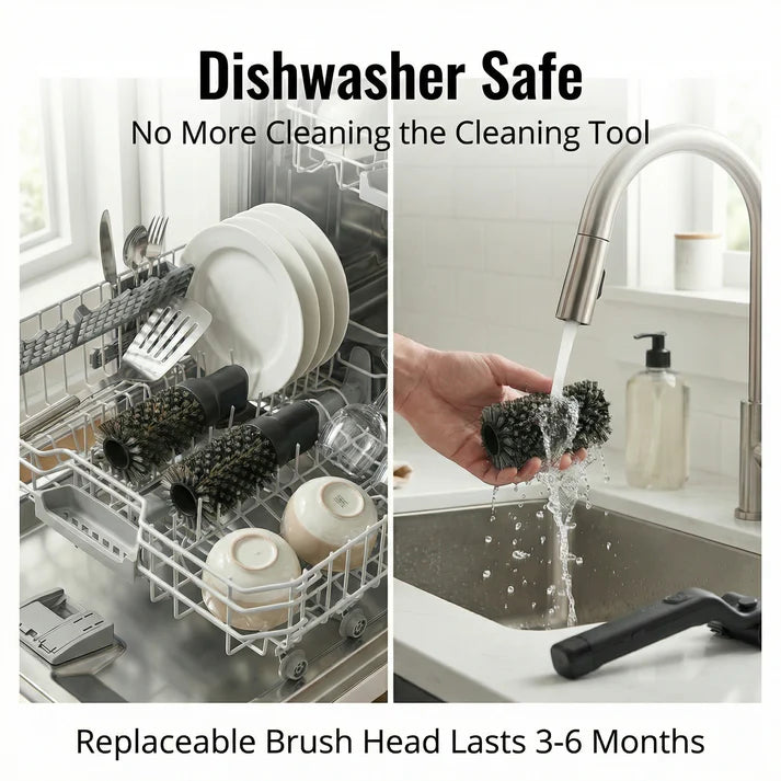 GrillGale · High-Speed Grate Cleaner—100% Bristle-Safe. 0% Effort.