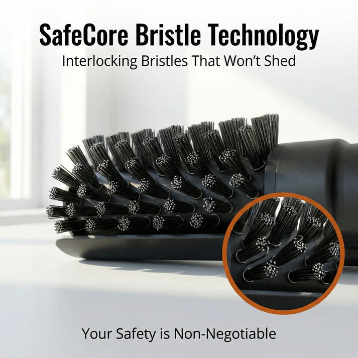 GrillGale · High-Speed Grate Cleaner—100% Bristle-Safe. 0% Effort.