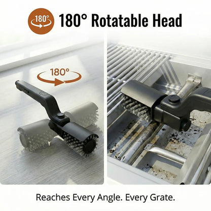 GrillGale · High-Speed Grate Cleaner—100% Bristle-Safe. 0% Effort.