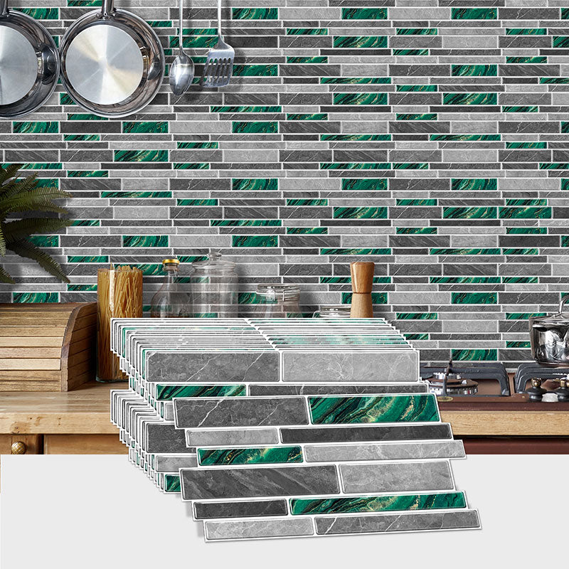 Brick-Pattern Mosaic Self-Adhesive Wallpaper - Cuttable, Waterproof & Stain-Resistant