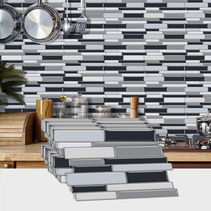 Brick-Pattern Mosaic Self-Adhesive Wallpaper - Cuttable, Waterproof & Stain-Resistant