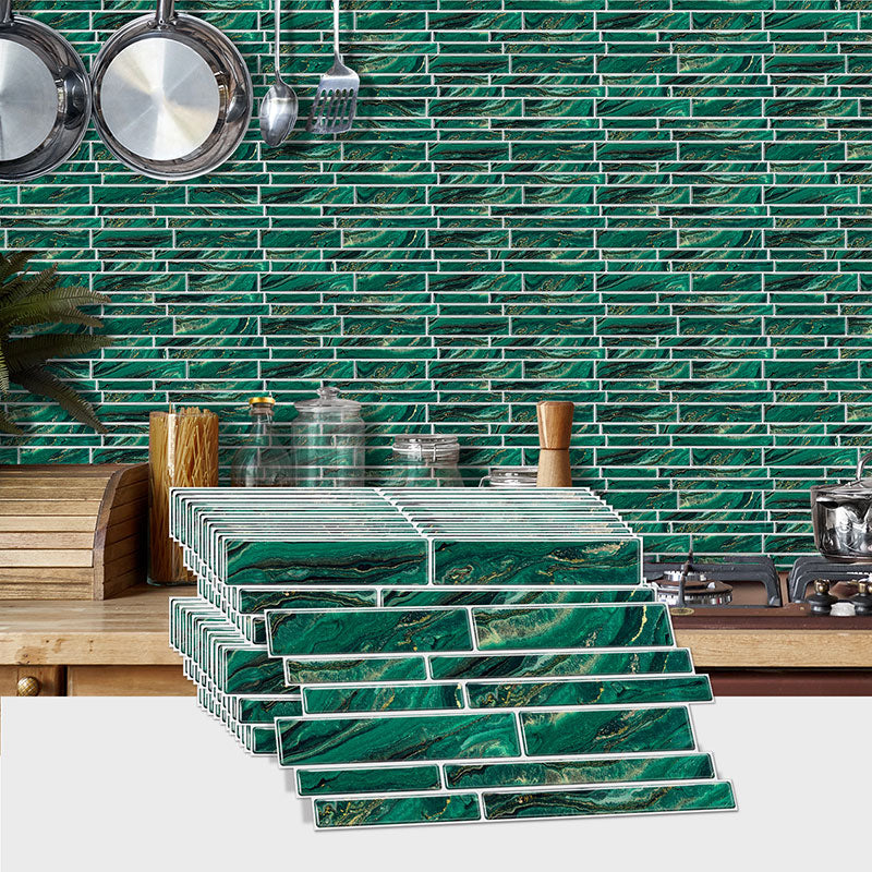 Brick-Pattern Mosaic Self-Adhesive Wallpaper - Cuttable, Waterproof & Stain-Resistant