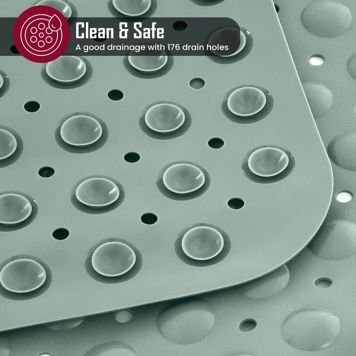 GripBloom™ Non-Slip Safety Mat for Bathroom, Shower, Kitchen & More
