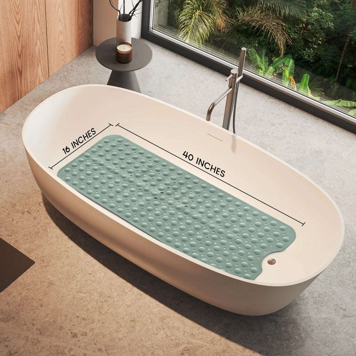 GripBloom™ Non-Slip Safety Mat for Bathroom, Shower, Kitchen & More