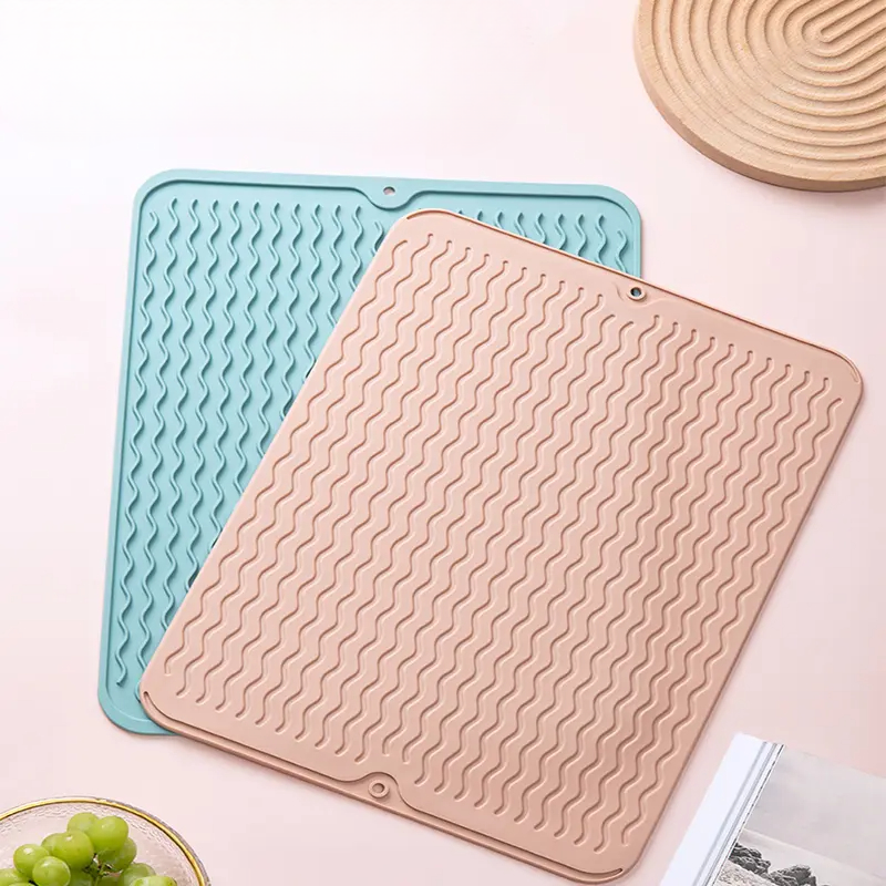 Waterproof, Non-Slip, and Heat-Resistant Silicone Drain Mat