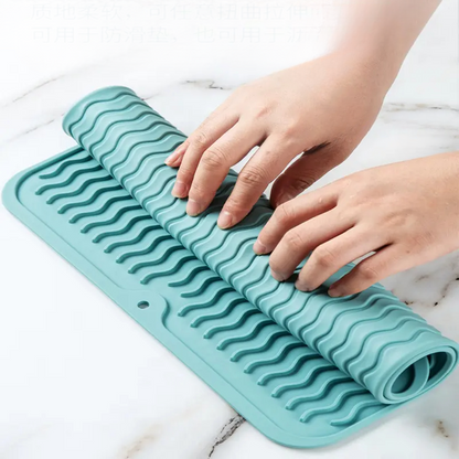 Waterproof, Non-Slip, and Heat-Resistant Silicone Drain Mat
